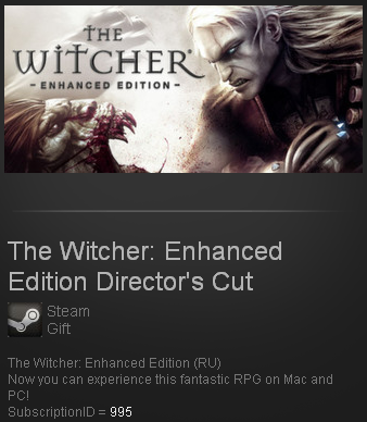 Witcher : Enhanced Edition Director´s Cut (Steam RU*)