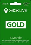 z XBOX Live Gold 6 месяцев (RU)