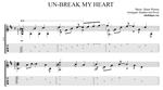 Unbreak My Heart (Toni Braxton)-ноты и табы для гитары