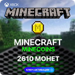 ✅Key Minecraft Pack: 2610 Coins for Xbox only