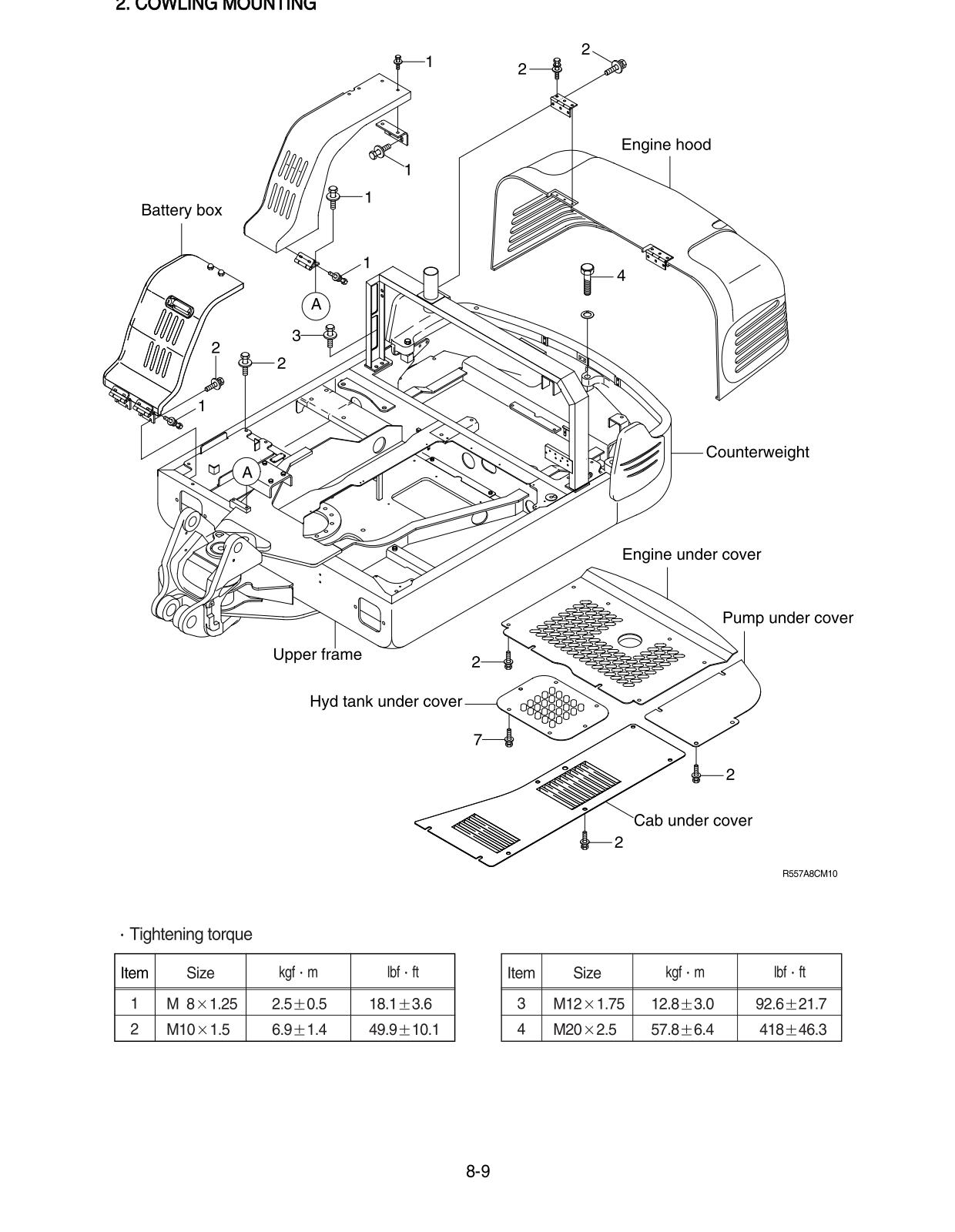 Руководство по ремонту и эксплуатации Hyundai R55-7A