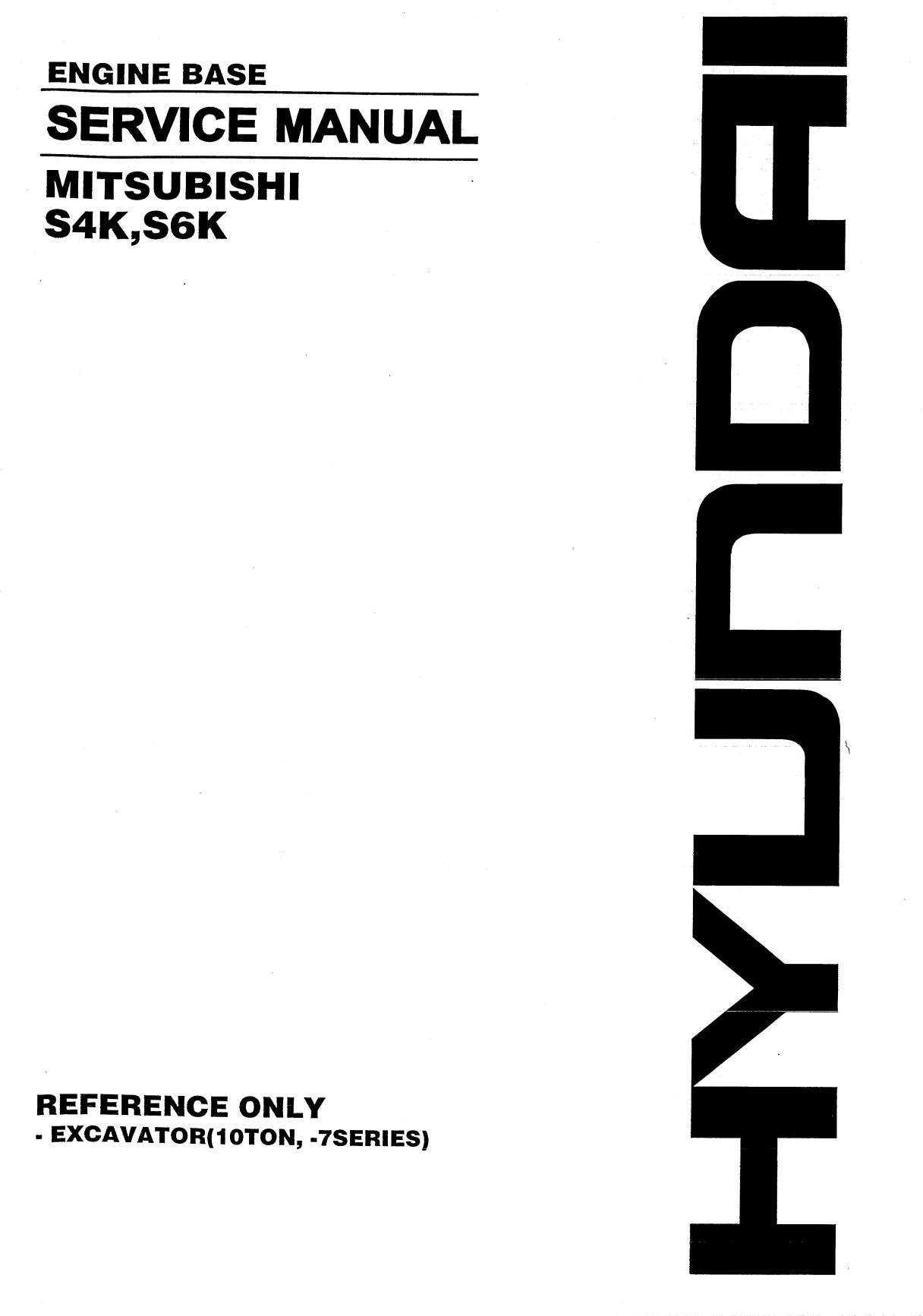 Ремонт и эксплуатация  MITSUBISHI S4K, S6K