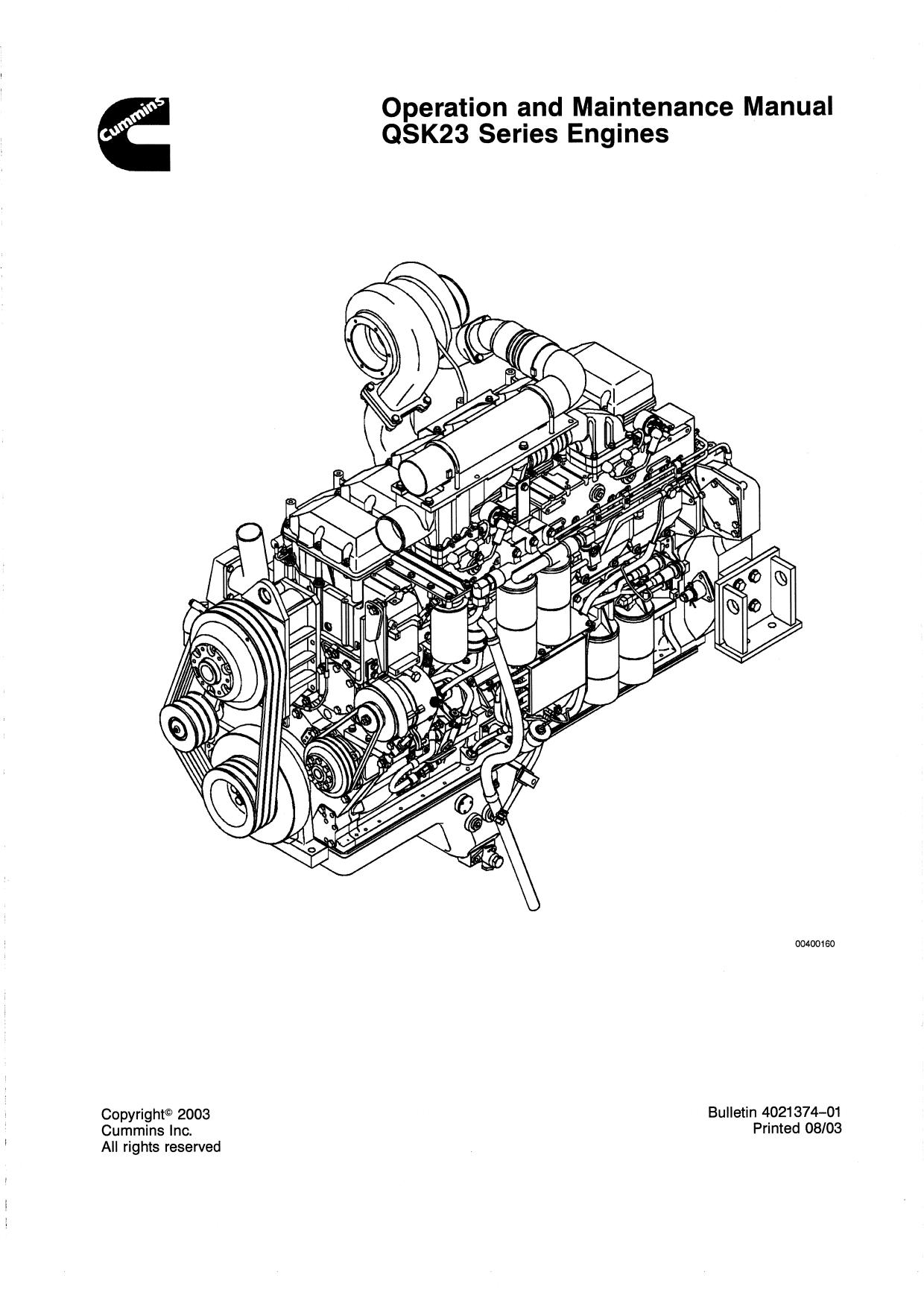 Ремонт и эксплуатация CUMMINS QSK23