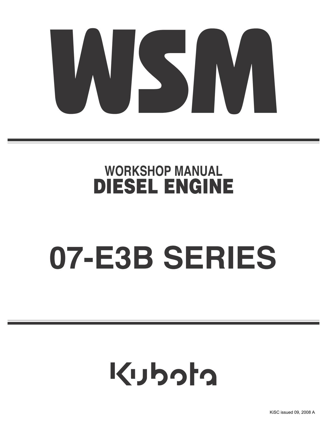Ремонт и эксплуатация KUBOTA V3307DI-E3B