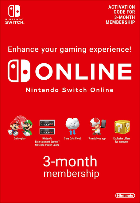 Nintendo Switch Online Membership 3 Months (EU) -%