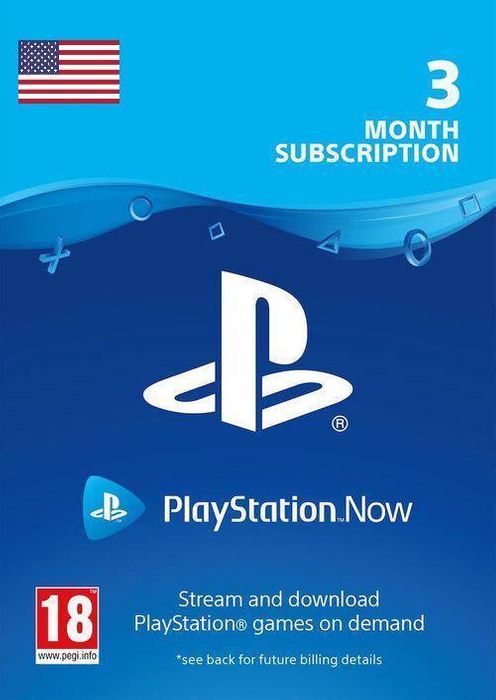 Playstation NOW 3 MONTHS United States (USA)