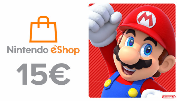 Nintendo eShop пополнение на 15 Евро (EU) -%
