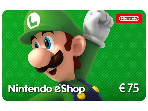 Nintendo eShop пополнение на 75 Евро (EU) -%