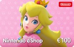 Nintendo eShop пополнение на 100 Евро (EU) -%
