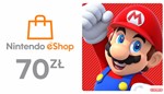 Nintendo eShop пополнение на 70 ZL (Польша) -%