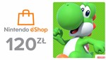 Nintendo eShop пополнение на 120 ZL (Польша) -%