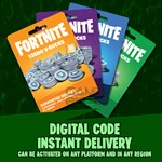 💣Code Fortnite 1000-13500 V-Bucks (Epic Games, Global)