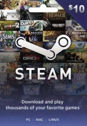 STEAM WALLET GIFT CARD $10 (USD) | GLOBAL | Скидки