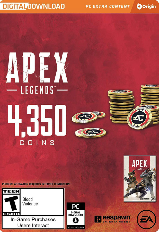 APEX LEGENDS - 4,350 APEX COINS (ORIGIN) | GLOBAL