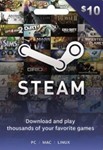 STEAM WALLET GIFT CARD $10 (USD) | Discounts