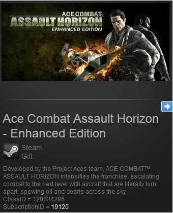 Ace Combat Assault Horizon- EE (Steam Gift RU+СНГ)