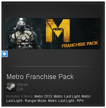 Metro Franchise Pack  -  Steam Gift/Region Free