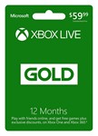 Xbox Live Gold 12 Months - (all countries + Russia)