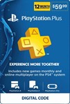 Playstation Plus 12 Month Membership (365 days) USA