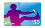iTunes Gift Card $50 USA Card Photo