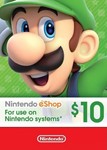Nintendo eShop Gift Card 10$ USA/Code