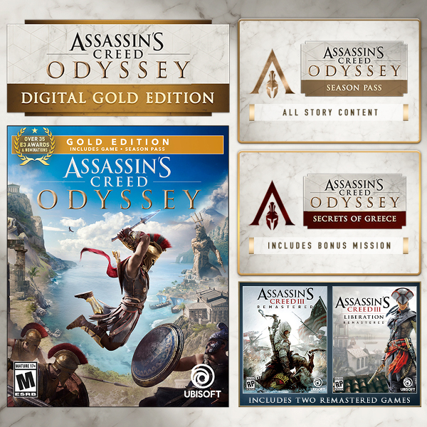 Assassin´s Creed Odyssey - Gold Edition + AC3