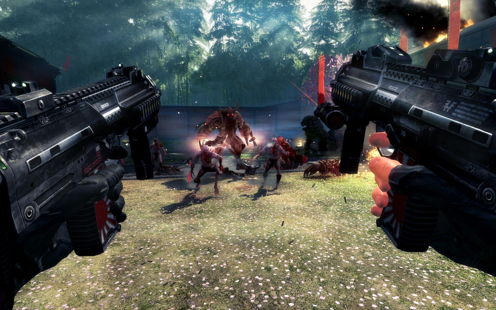 Игры на пк вышедшие шутеры. Shadow Warrior (игра, 2013). Shadow Warrior: Special Edition. Serious Sam and Shadow Warrior. Shadow Warrior 1.