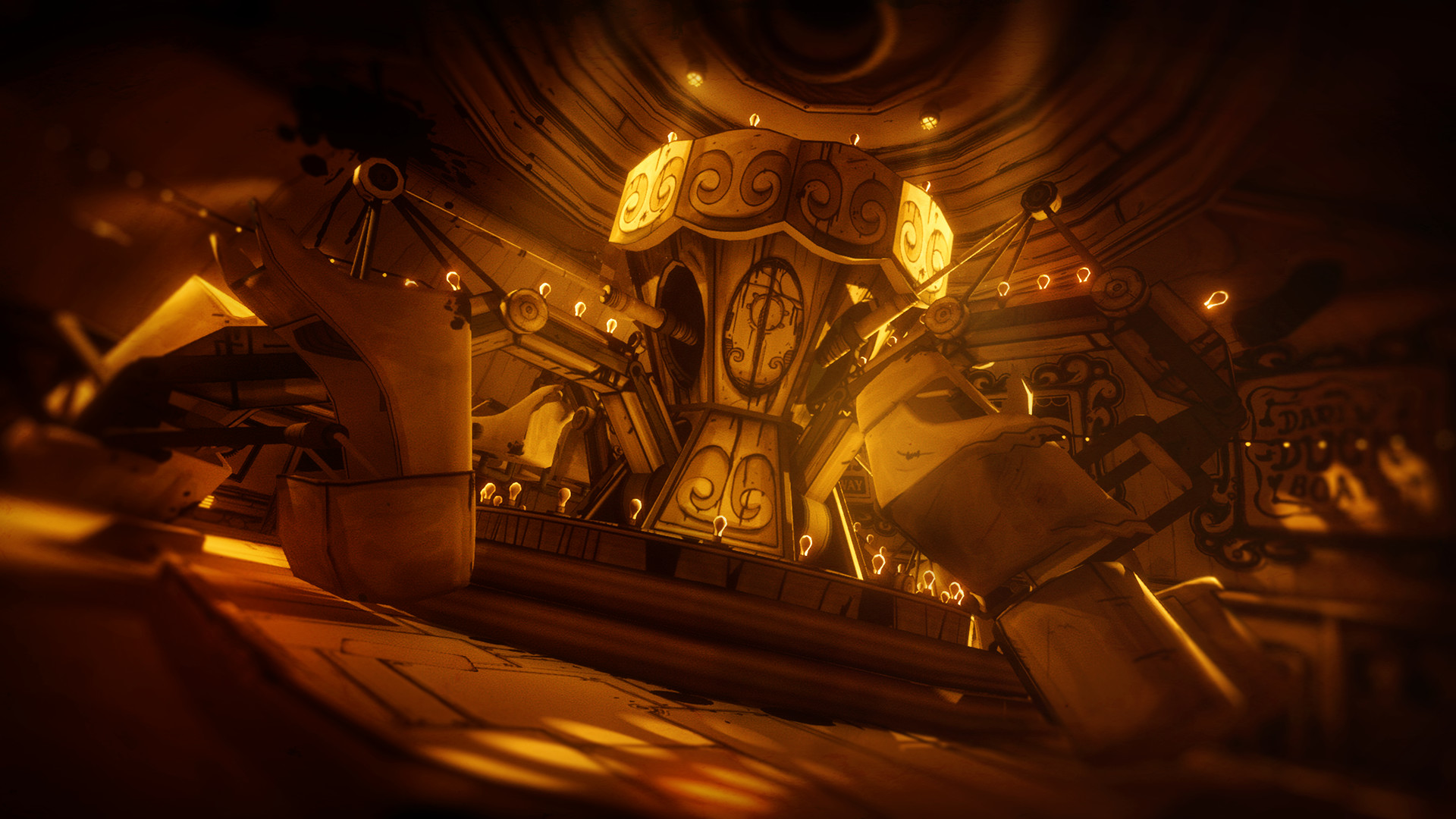Bendy ink machine. Bendy and the Ink Machine: Chapter one. Фото БЕНДИ. Inc Machine игра. Bendy and the Ink Machine screenshots.
