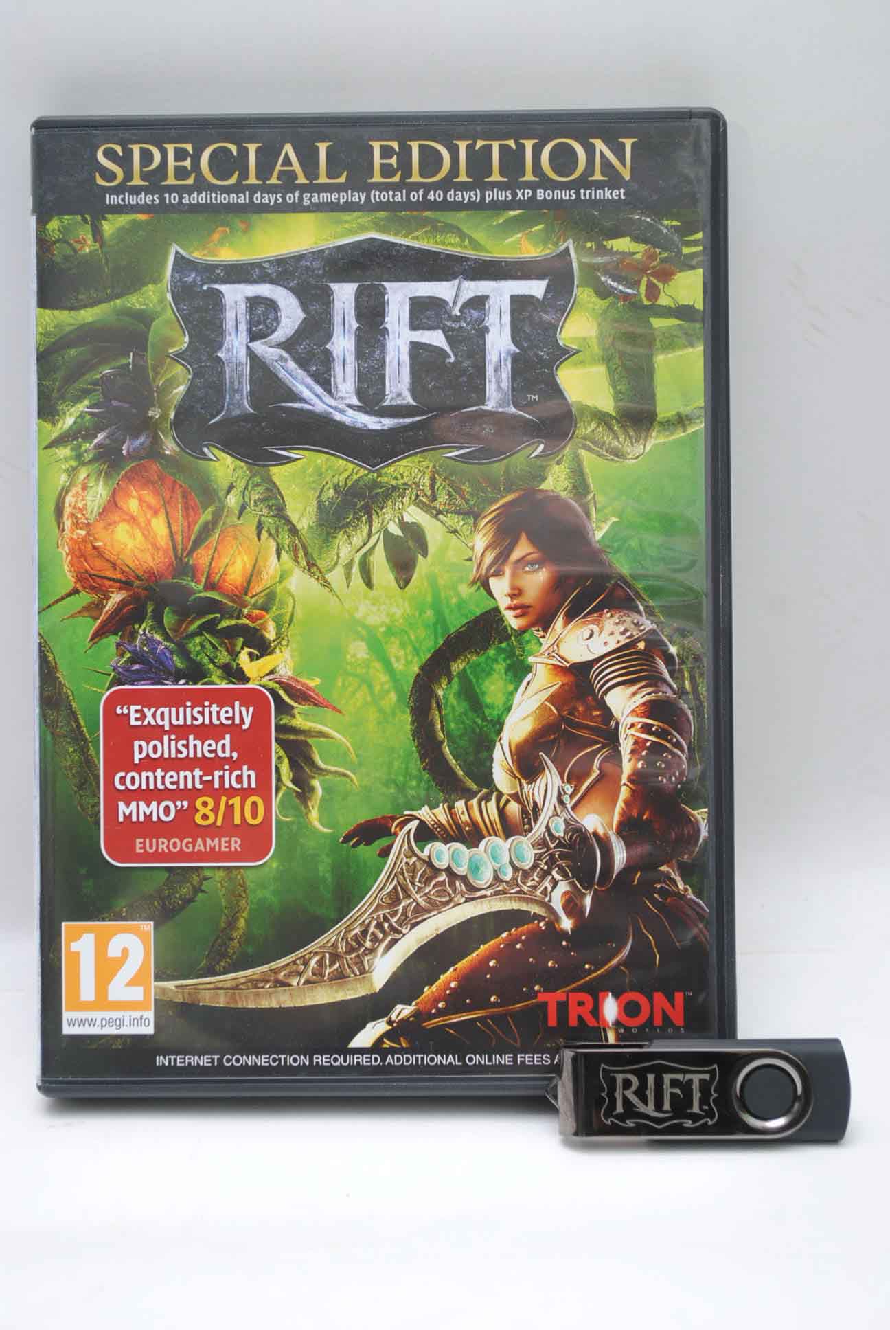 RIFT EU+US CD Key + 40 дней + 5% Bonus опыта + Флешка