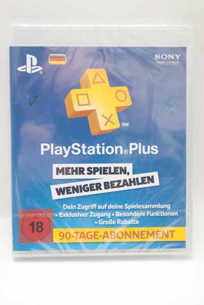 PSN - 90 Дней PlayStation PLUS (DEU)(Фото)