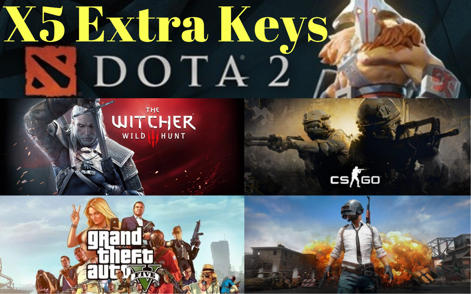 Купить 5 extra steam keys + подарки Фотография 5 extra steam keys + подарки