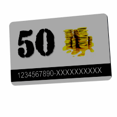 PIN на  50р.