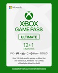 ❤️✅12 months💎XBOX GAME PASS ULTIMATE✅EA Play + Gold