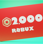 ✅🔑КОД на 2000 ROBUX🪙Roblox Gift Card (все страны) - irongamers.ru