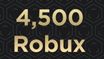 **КОД на 4500 ROBUX*Roblox Gift Card (все страны)