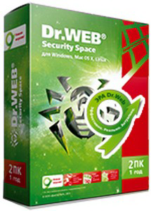 Dr.Web Security Space 1 год 1 ПК ПРОДЛЕНИЕ