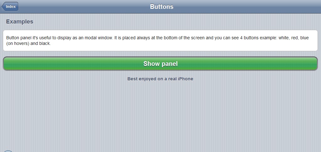 Эмуляция интерфейса Apple в веб