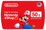 Карта Nintendo eShop 50$ США 🔵Без комиссии