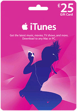 iTUNES GIFT CARD - 25 (UK/SCAN) + СКИДКИ