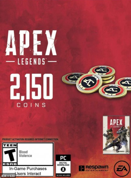 Apex Legends: 2150 Coins ✅(ORIGIN/EA APP) GLOBAL KEY