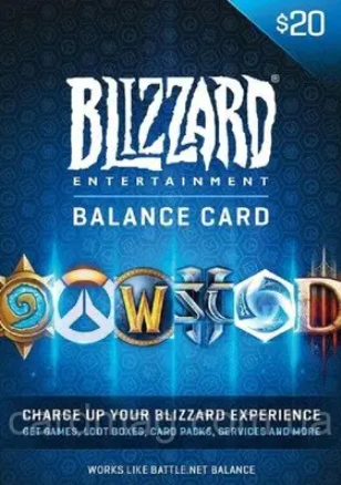 Blizzard Gift Card 20 USD ✅ (Без комиссии 0%💳)