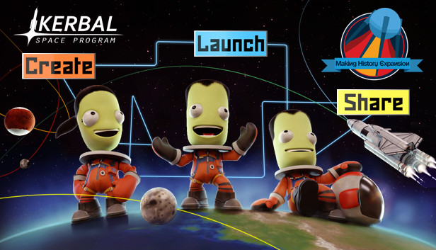 KERBAL SPACE PROGRAM: MAKING HISTORY DLC ✅(STEAM КЛЮЧ)