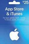 iTUNES GIFT CARD - $25 USD ✅(USA)