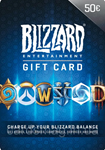 BLIZZARD GIFT CARD 50 EUR ✅BATTLE.NET (NO COMMISSION)