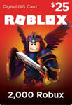 ROBLOX GIFT CARD 2200 ROBUX *КОД ДЛЯ ВСЕХ РЕГИОНОВ
