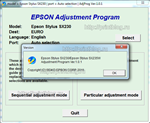 Adjustment program Epson Stylus SX230, SX235W