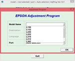 Adjustment program Epson L132, L222, L312, L362, L366