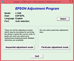 Adjustment program Epson L1300