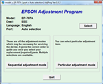 Adjustment program Epson EP-707A
