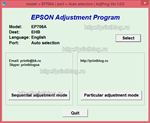 Adjustment program Epson EP-706A для сброса отработки